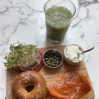 Swedish Hill - Lox and bagel board with matcha coffee - Cafes Near Me - Austin, Texas Swedish Hill - Lox and bagel board with matcha coffee - Cafes Near Me - Austin, Texas