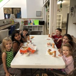 Top Kids Gym & Sports - Lunch time for our little winter campers!