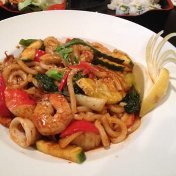JP Seafood Cafe - Spicy seafood udon $10.95 lunch menu - Japanese Near Me - Jamaica Plain, Massachusetts JP Seafood Cafe - Spicy seafood udon $10.95 lunch menu - Japanese Near Me - Jamaica Plain, Massachusetts