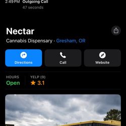Nectar - Gresham 3rd - The store link and the call stamps stating that I called the same number twice