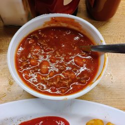 Dixie Castle - This is Mark's homemade chili. It was great.