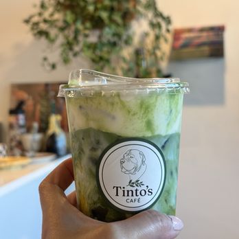 Tinto’s Cafe - Mango matcha - Coffee & Tea Near Me - Houston, Texas Tinto’s Cafe - Mango matcha - Coffee & Tea Near Me - Houston, Texas