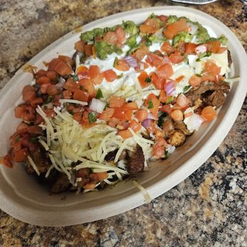 Chipotle Mexican Grill - Look at how dry and old the steak looks - Mexican Near Me - Bloomington, Indiana