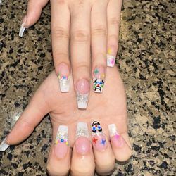 Nails & Spa - clown nails