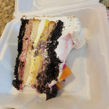 Sandy Springs Diner - Fruit Layer Cake Slice - American Near Me - Atlanta, Georgia Sandy Springs Diner - Fruit Layer Cake Slice - American Near Me - Atlanta, Georgia