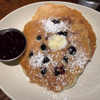 Founding Farmers DC - Blueberry Pancakes to go with founding farmers breakfast - American Near Me - Washington, DC, District of Columbia