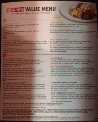 Menu photo 2 Denny's Lake Havasu City, AZ