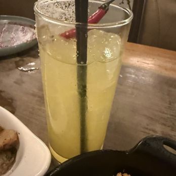 Purveyor - Specialty drink with yellow bell pepper - Tapas Bars Near Me - Huntsville, Alabama Purveyor - Specialty drink with yellow bell pepper - Tapas Bars Near Me - Huntsville, Alabama