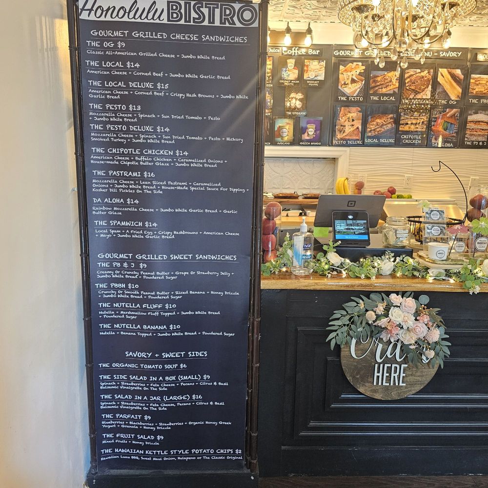 Honolulu Bistro - Menu - Hawaiian Near Me - Honolulu, Hawaii