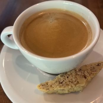 Wasuta Pasta - Love the Americano with biscotti - Japanese Near Me - Richmond, British Columbia Wasuta Pasta - Love the Americano with biscotti - Japanese Near Me - Richmond, British Columbia