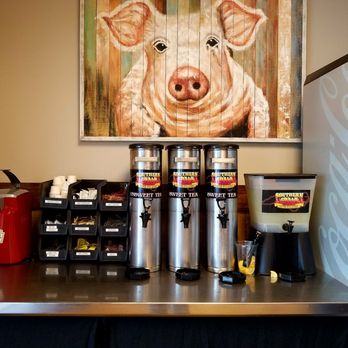Southern Coals - Nice and organized drink station! - Barbeque Near Me - Fayetteville, North Carolina Southern Coals - Nice and organized drink station! - Barbeque Near Me - Fayetteville, North Carolina