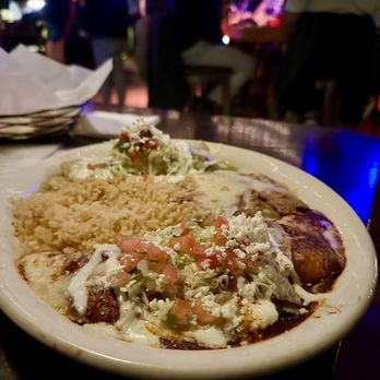 La Vida Cantina - Enchilada plate - Mexican Near Me - Costa Mesa, California