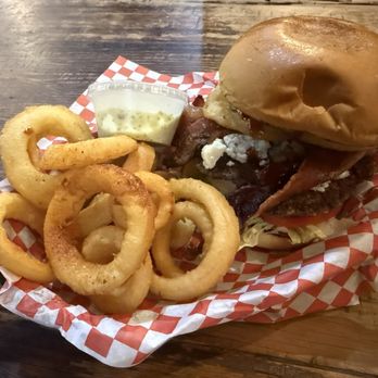 Little Matt's - The West Coast blue cheese bacon burger - Burgers Near Me - Houston, Texas Little Matt's - The West Coast blue cheese bacon burger - Burgers Near Me - Houston, Texas