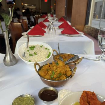 North India Restaurant - Aloo Gobi, rice, egg plant - Indian Near Me - San Francisco, California North India Restaurant - Aloo Gobi, rice, egg plant - Indian Near Me - San Francisco, California