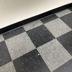 East Of Chicago Pizza Company - Soap under the baby changing station.
