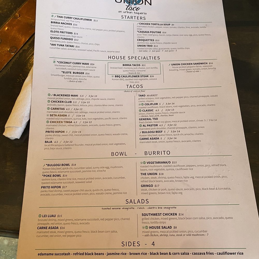 Union Taco - Menu! - Tacos Near Me - Norfolk, Virginia Union Taco - Menu! - Tacos Near Me - Norfolk, Virginia