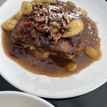 Buttermilk - Stuffed Banana Bourbon French Toast - Coffee & Tea Near Me - Naperville, Illinois Buttermilk - Stuffed Banana Bourbon French Toast - Coffee & Tea Near Me - Naperville, Illinois