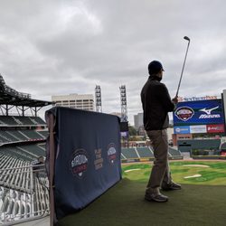 Stadiumlinks Golf at SunTrust Park - 7th hole.