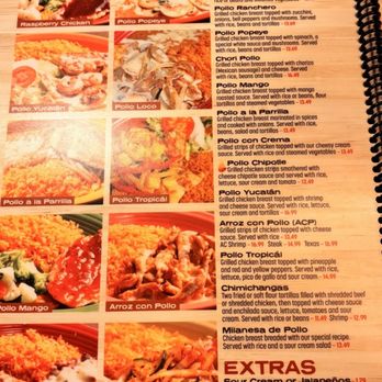 La Hacienda - Menu3 - Mexican Near Me - Greensboro, North Carolina