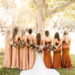 Soiree Floral Design  - Bride and bridesmaids with bouquets