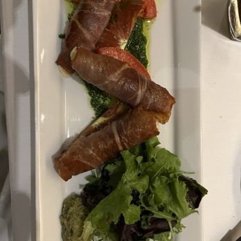 Farraddays Steakhouse - Baked prosciutto and mozzarella - Steakhouses Near Me - Pompano Beach, Florida Farraddays Steakhouse - Baked prosciutto and mozzarella - Steakhouses Near Me - Pompano Beach, Florida