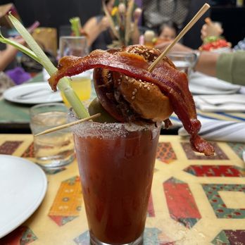 The Attic - Meaty man bloody mary - Breakfast & Brunch Near Me - Long Beach, California The Attic - Meaty man bloody mary - Breakfast & Brunch Near Me - Long Beach, California
