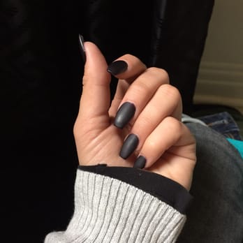 Minh Ly's Nails - Dark purple matte coffin acrylics - Nail Salons Near Me - Santa Barbara, California Minh Ly's Nails - Dark purple matte coffin acrylics - Nail Salons Near Me - Santa Barbara, California