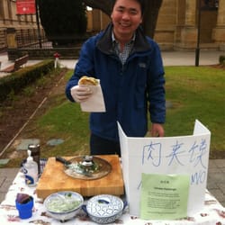 Shaanxi Sandwich aka Chinese Burger - This student has been serving up this Xian delicacy for months now in and around North Tce