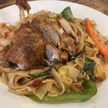 Kai Thai Restaurant - DUI (Spicy Noodles) with duck - Thai Near Me - Milledgeville, Georgia Kai Thai Restaurant - DUI (Spicy Noodles) with duck - Thai Near Me - Milledgeville, Georgia