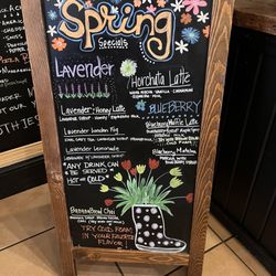 Spring 26' "specials" menu