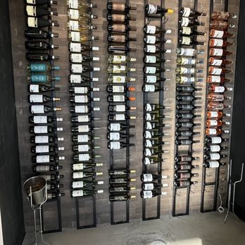 Tango Brew - Wall of wine! Hello there! January 2026 - Coffee & Tea Near Me - Tampa, Florida