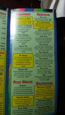 Menu photo 1 Cancun Mexican Restaurant Henderson, KY