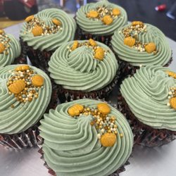 The Retro Whisk Bakery of St. Johns - Chocolate cupcakes with vanilla buttercream