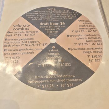 PJ's Pizza - August 12, 2017 menu - Pizza Near Me - San Mateo, California