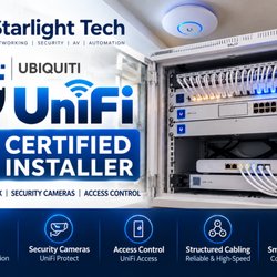 Starlight Tech - UniFi Certified Installer - Professional UniFi Wi-Fi, Network, Security Camera & Access Control Installation in Orange County