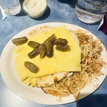 Chef Zorba's Cuisine - *Pita* Breakfast w. Mozzarella cheese and hash browns. - Greek Near Me - Denver, Colorado Chef Zorba's Cuisine - *Pita* Breakfast w. Mozzarella cheese and hash browns. - Greek Near Me - Denver, Colorado