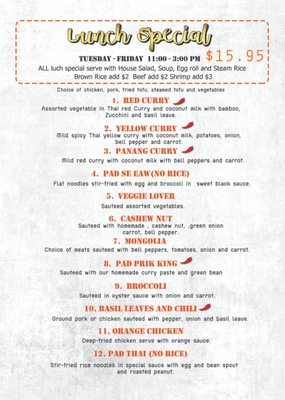Menu photo 2 The Connection Thai sushi Henderson, NV
