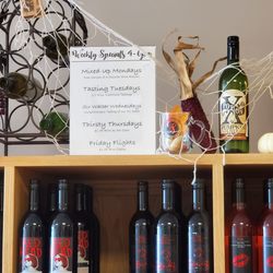 Franklin Hill Vineyards The Wine Shop - Daily specials 2019