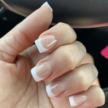 Oasis Salon & Spa - Pink and white. 60$ after tax and before tip. These stay perfect for 3 weeks! - Nail Salons Near Me - Kailua-Kona, Hawaii Oasis Salon & Spa - Pink and white. 60$ after tax and before tip. These stay perfect for 3 weeks! - Nail Salons Near Me - Kailua-Kona, Hawaii