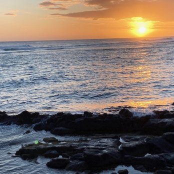 The Beach House - View from outside the dining room - Asian Fusion Near Me - Koloa, Hawaii