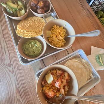 Bartaco - taco teaser, and lobster esquites tray w/ tortillas - Mexican Near Me - Garden City, New York Bartaco - taco teaser, and lobster esquites tray w/ tortillas - Mexican Near Me - Garden City, New York