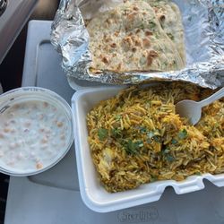 A1 Dhaba - Rice and chicken