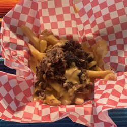 Patron’s BBQ - Brisket queso fries lunch special