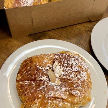 Le Quartier Bakery & Cafe - Dundee - a pastry and a cup of coffee - Bakeries Near Me - Omaha, Nebraska