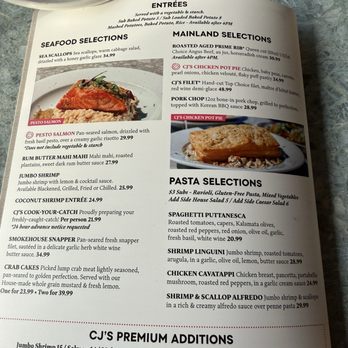 CJ's on the Bay - Seafood Near Me - Marco Island, Florida