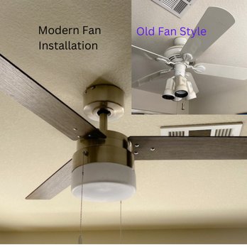 Vegas Born Handyman Services - Removal of Old Style Ceiling Fan. Installation of New Ceiling Fan - Handyman Near Me Vegas Born Handyman Services - Removal of Old Style Ceiling Fan. Installation of New Ceiling Fan - Handyman Near Me