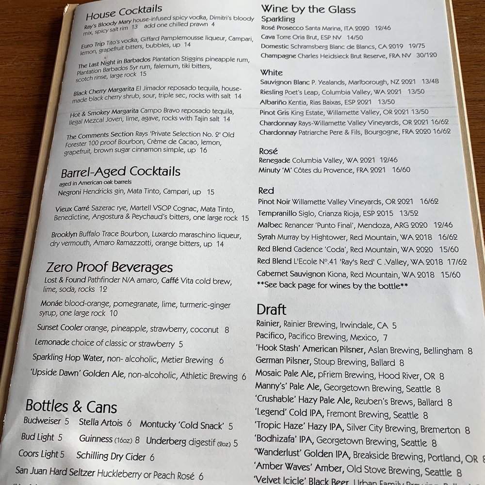 Ray's Café - Seafood Near Me - Seattle, Washington Ray's Café - Seafood Near Me - Seattle, Washington