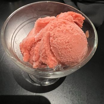 Derrick’s - Sorbet was good, but there were ice chunks in it - Steakhouses Near Me - Kelowna, British Columbia
