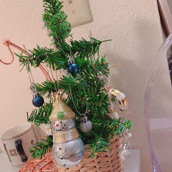 Daiso - Christmas tree $1.50 Blue mini ornaments $1.50 Gold ornaments $1.50 Basket (not from Daiso) - Discount Store Near Me - National City, California Daiso - Christmas tree $1.50 Blue mini ornaments $1.50 Gold ornaments $1.50 Basket (not from Daiso) - Discount Store Near Me - National City, California