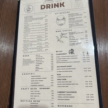 Corner Table - menu - Breakfast & Brunch Near Me - Redwood City, California